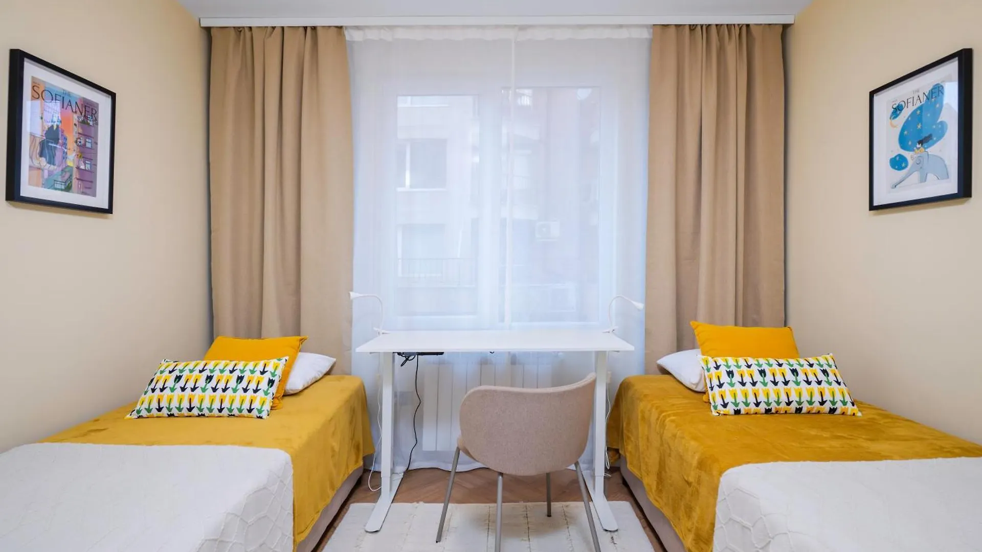 Modern&Central 2-Bedroom Apartment With Parking Sofia 0*,
